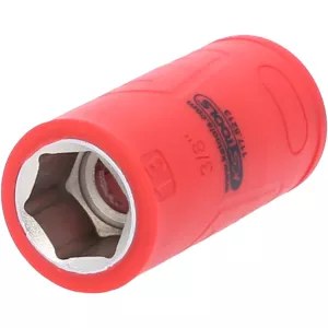 3/8" isolerad hylsa. 13mm