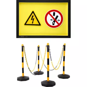 Systeminsats för arbetsplatssäkring. 15 delar