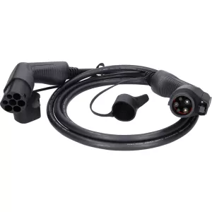 efuturo laddningskabel rak. typ 2 på typ 1-kontakt. enfas. upp till 7.4 kW. 32 A. 230 V. läge 3. 3 meter