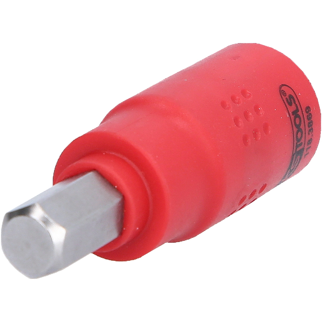3/8" isolerad bit-hylsa insexkant 10 mm. 60 mm lång