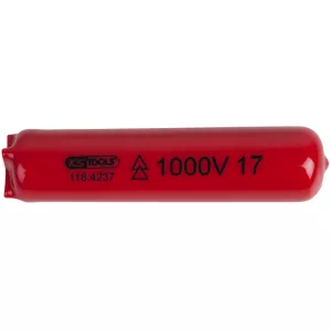 Isolerad pip med klämhätta. 25mm. L=100mm