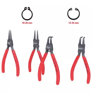 Säkringstångsats. 10-25 mm. 4-delar