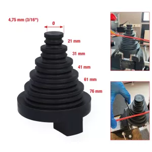 Bromsledningsbockverktyg. 4.75 mm (3/16“)