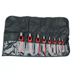 Henkelhåljärn-sats. 8-delar