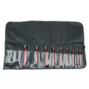 Rundhåljärn-sats. 9-delar