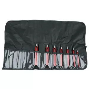 Rundhåljärn-sats. 7-delar