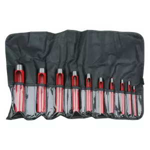 Rundhåljärn-sats. 10-delar