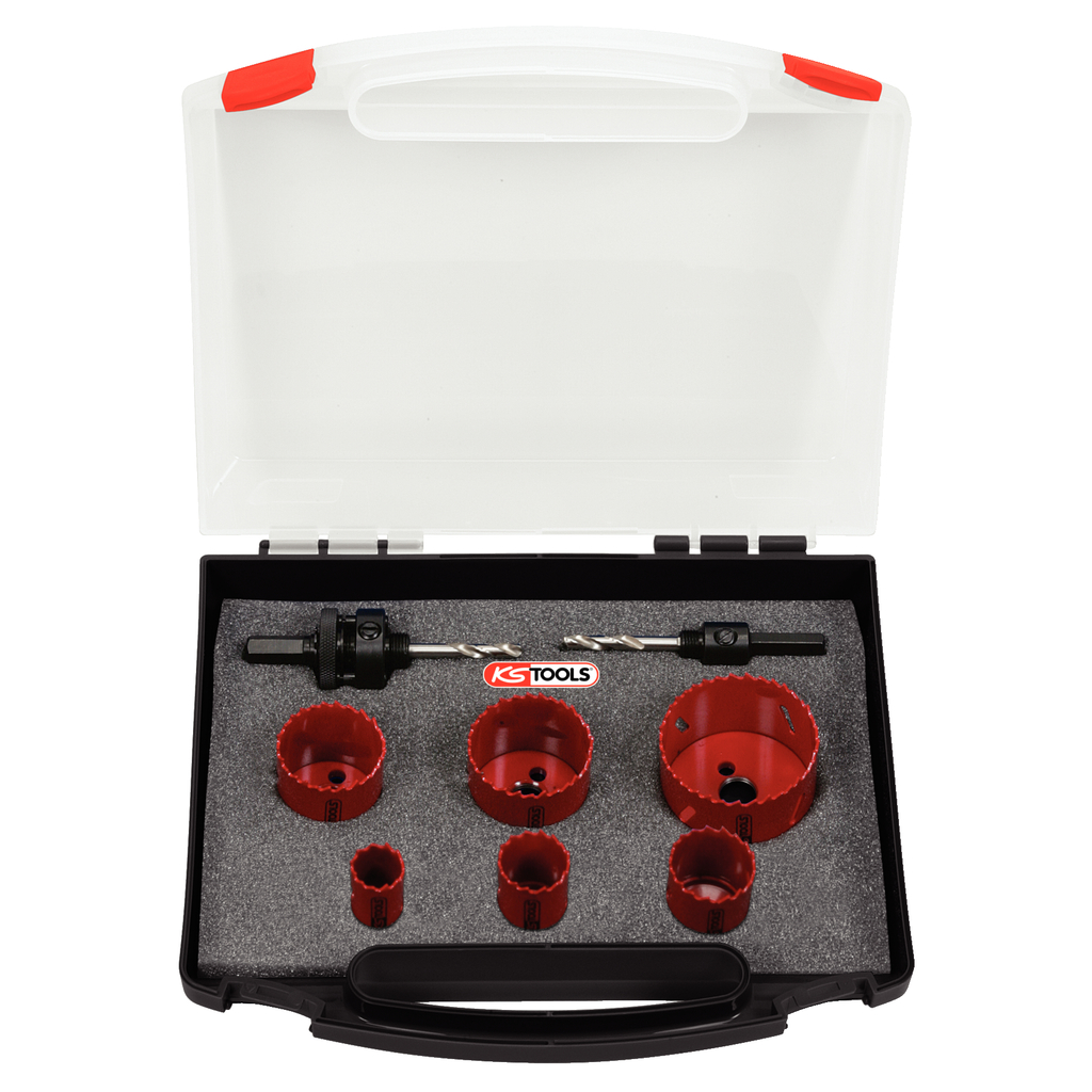 elektrisk hålsågsats 8-delar.