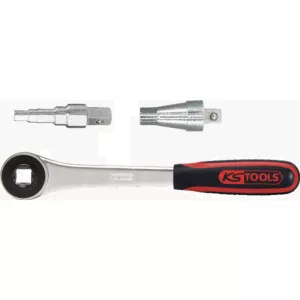 Gas-stegnyckelsats 3/8" - 1". 3-delar