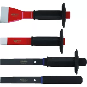 Kaross-spårgaffelmejsel-sats. 4-delar