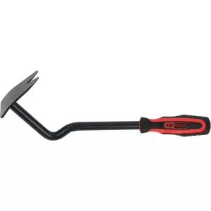 Lossningsspak för dörrpanelens fästproppar