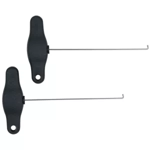 Dragkrokar för nackstöd. 2 delar