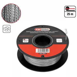 skiv-skärtråd. knuten. 25 m