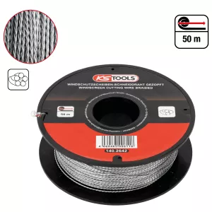 skiv-skärtråd. knuten. 50 m