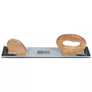 Flexibel slippappershållare med gummibeläggning