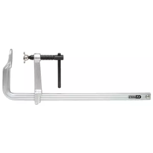 skruvtving i helstål med vev. 120x1000mm