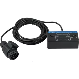 Testverktyg för släpvagnsuttag. 13-poliga