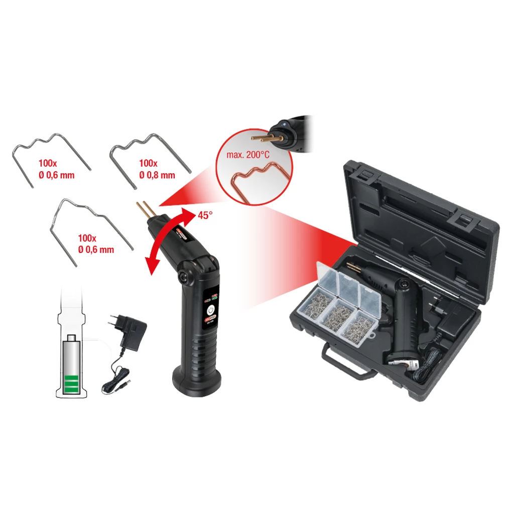 Plastreparations-sats (kabellös). 302-delar