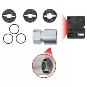 Hjulbult-gängreparation-sats. 4-delar