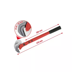 Justeringstång för tryckstång. 18"