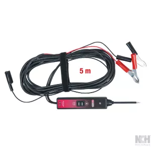 funktionstestlampa 6-24V DC med kabel på 5 meter