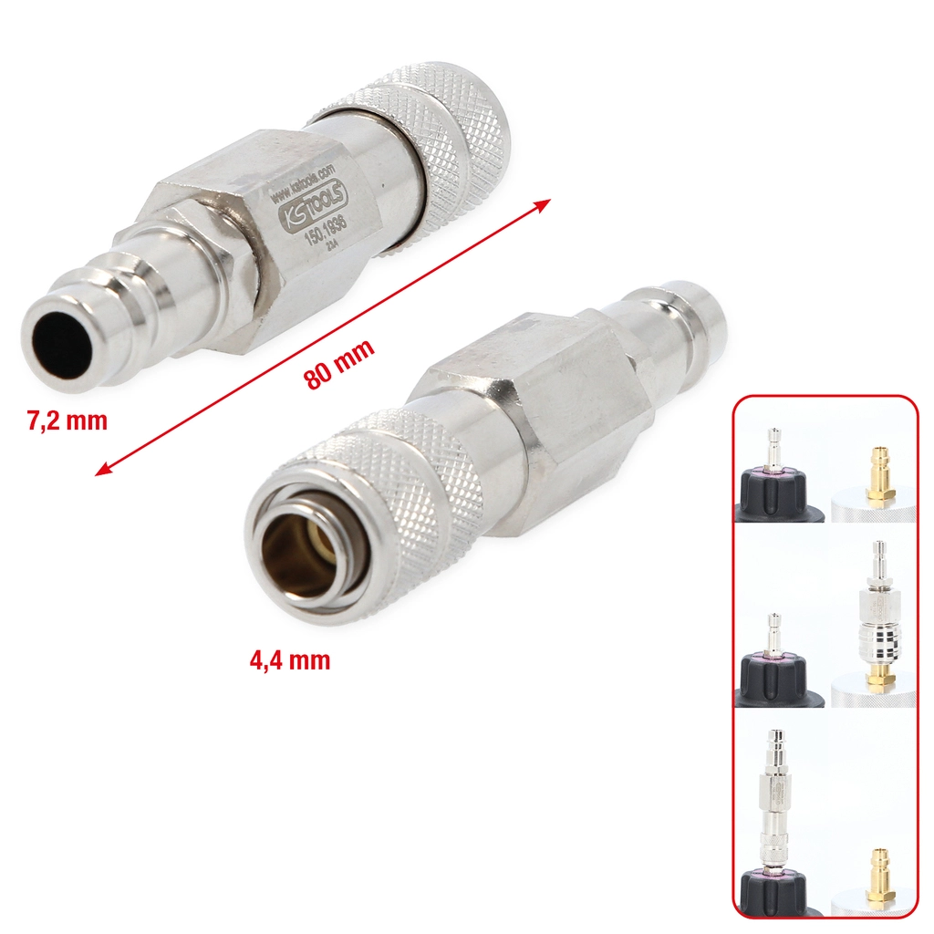 Koppling 7.2 mm på 4.4 mm