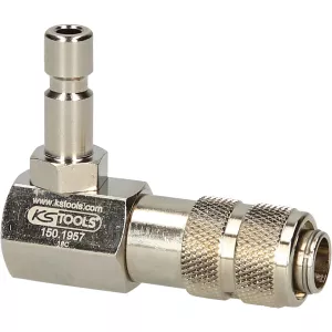 Bajonettadapter kylsystem. vinklad 90°