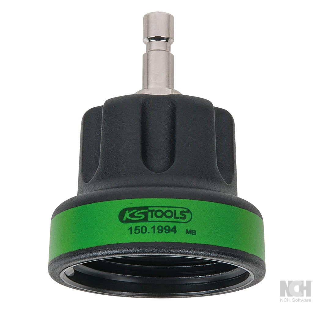 Kylsystem-bajonettadapter. #22. IG M45x3. mossgrön