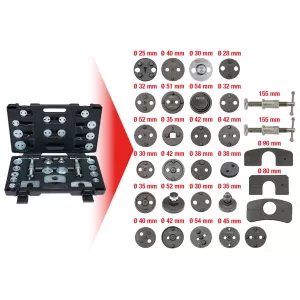 verktygssats för återställning av bromskolvar. 30-delar