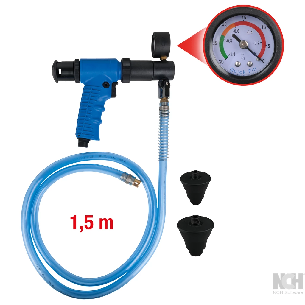 Vakuum-kylsystem-fyllningsredskap. 4-delar