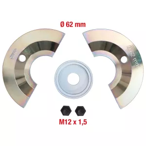 Halvskål-kompletteringssats 5-delar. för Ø 62 mm