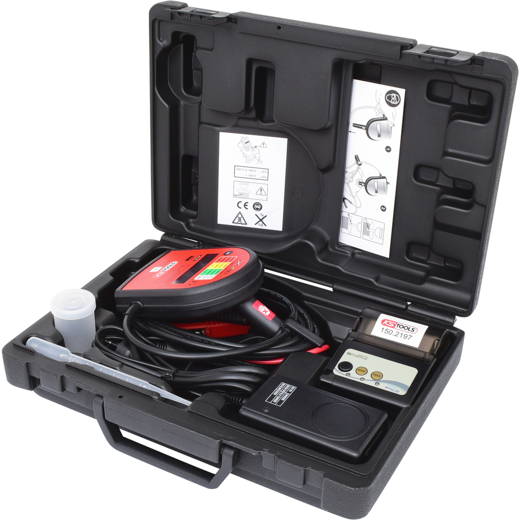 Digital bromsvätske-testar-sats. 2-delar