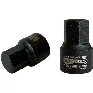 1/4" Bit-hylsa för insex-skruvar på bromsok. 9 mm