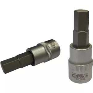 3/8" Bit-hylsa för insex-skruvar på bromsok. 9 mm. 50 mm lång