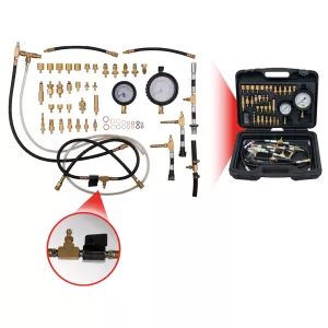 MASTER bränsle-insprutningssystem-trycktestutrustning-sats för Ottomotorer. 42-delar