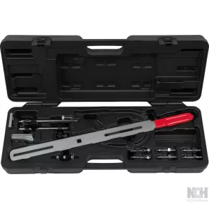 Tvåmassefrihjul testverktyg utan gradskiva eller mätklocka. 15-delar