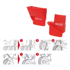 Verktygssats för kilrem. 2 delar