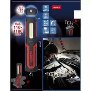 eQi UltimateBEAM handlampa 1100 lumen