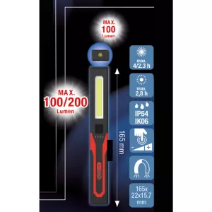 eQi UltimateBEAM inspektionslampa 200 lumen