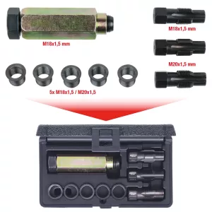 THREADfix reparationssats M18x1.5 f.lambdasonder. 9-delar
