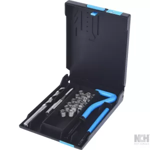 Nirostål gäng-reparation-sats M8x1.25x10.8mm. 24-delar