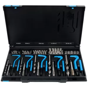 Nirostål gäng-reparation-sats M5-M12. 130-delar