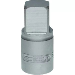 3/8" oljeservice-bit-hylsa för innerfyrkantsskruvar. 14 mm