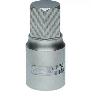 3/8" oljeservice-bit-hylsa för insexskruvar. 14 mm