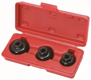 3/8" oljefilternyckelsats. 3-delar