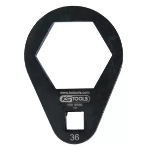 3/8" insticksringnyckel extra platt. 36 mm