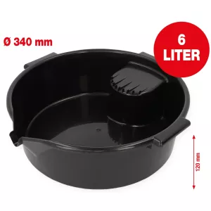 Uppsamlingstråg 6 liter. Ø 340 mm