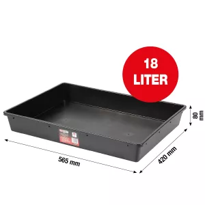 Oljeuppsamlingskärl/universalkärl. 18 liter