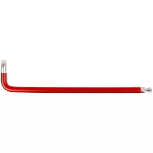 Torx-vinkelstiftsnyckel med kulhuvud. XL. T50. röd