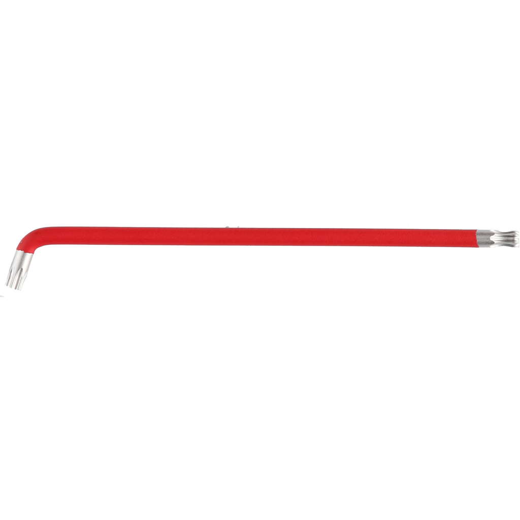 Torx-vinkelstiftsnyckel med kulhuvud. XL. T27. vinklad 108°